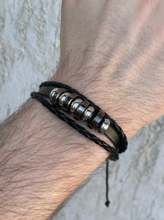 Brățară piele șiret [2]