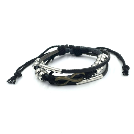 Brățară șnur si charm infinit [1]