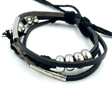 Brățară șnur si charm infinit [3]