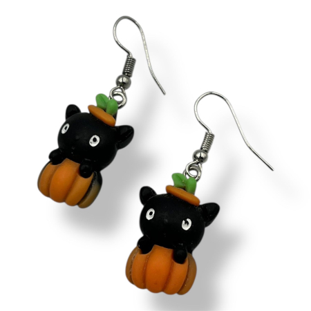 Cercei pisicuță Halloween [1]