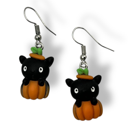 Halloween - Cercei pisicuță Halloween