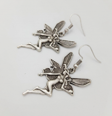 Cercei Zamac Argintat Zana [2]