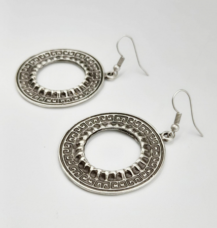 Bijuterii din zamac - Cercei Zamac Argintat Cerc