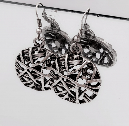 Cercei Zamac Argintat [2]