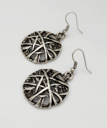 Bijuterii din zamac - Cercei Zamac Argintat