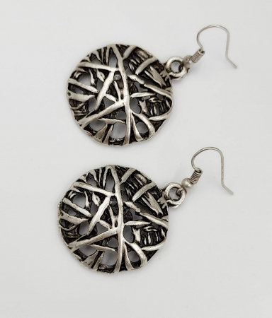 Cercei Zamac Argintat [1]