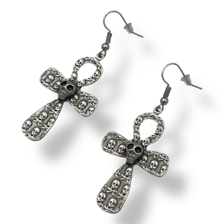 Cercei Zamac Cruce Skeleton [1]