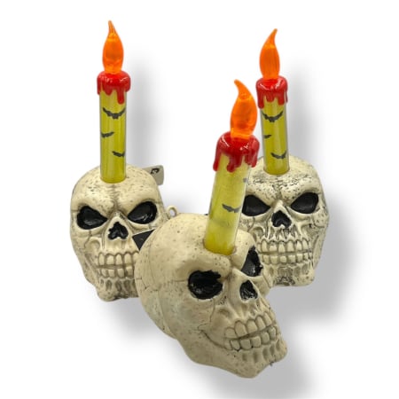 Halloween - Set 3 cranii decorative Halloween Plastic