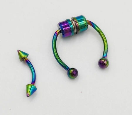 Tatuaje temporare și piercinguri false - FAKE septum piercing cu MAGNET