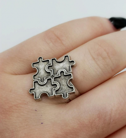 Inele Reglabile Zamac - Inel Zamac Puzzle