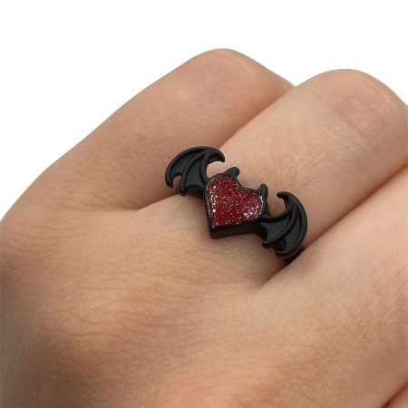 Inele - Inel Inimă cu Aripi