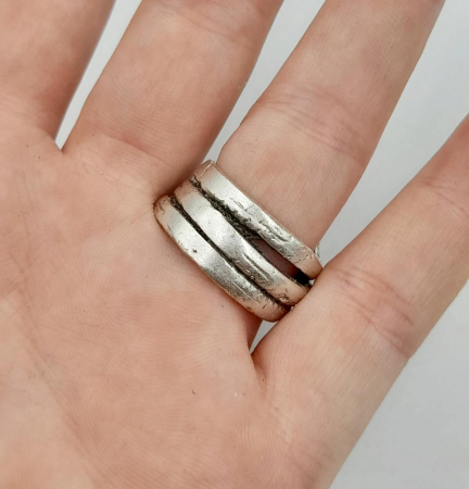 Inel Sarpe  Zamac Argintat [1]