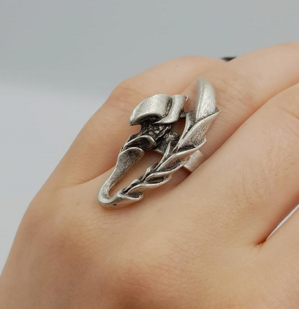 Inele Reglabile Zamac - Inel Reglabil Zamac Argintat