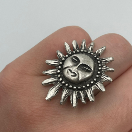 Bijuterii din zamac - Inel Zamac Soare