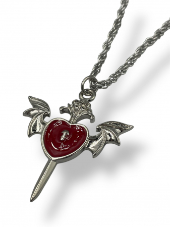 Lanț inimă cu aripi și sabie [1]