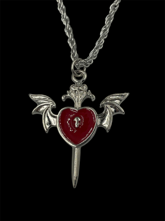 Lanț inimă cu aripi și sabie [2]