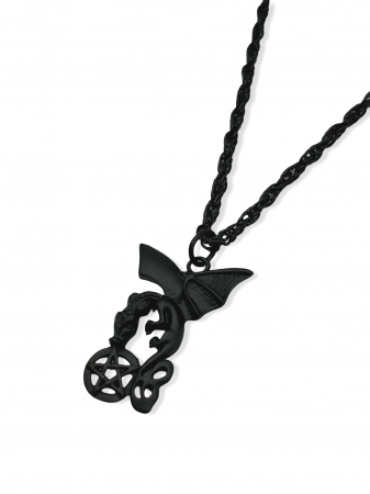 Toate produsele - Lant negru dragon pentagrama