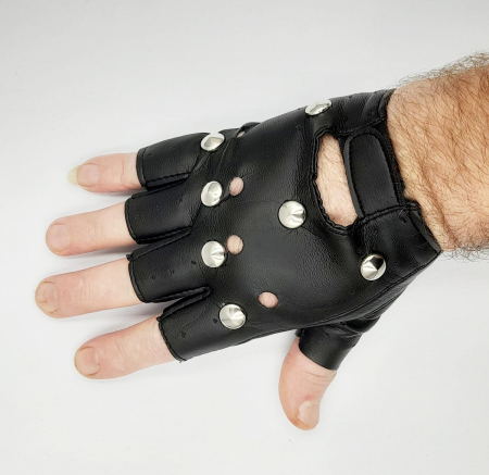 Manusi piele rock  barbati [1]