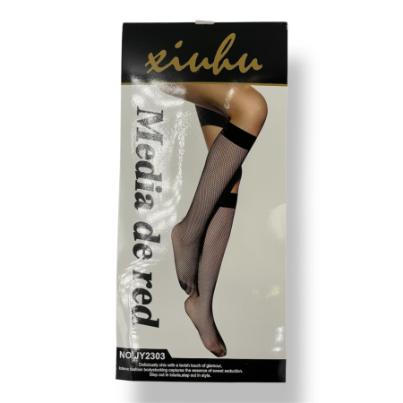 Dresuri & șosete & mănuși - Șosete negre lungi plasă