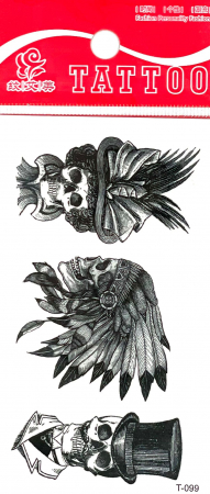 Tatuaje mici - Tatuaj temporar cranii