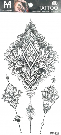 Tatuaje medii - Tatuaj temporar mandala