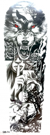 Tatuaje temporare - Tatuaj temporar lup