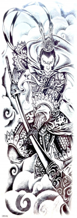 Tatuaje temporare - Tatuaj temporar luptator