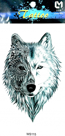 Tatuaje medii - Tatuaj temporar lup