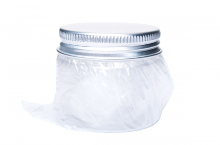 Cutii cu capac și opercul - Cutie din plastic PET cu capac de aluminiu si protectie 50 ml