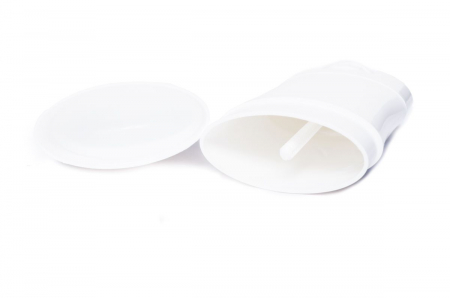 Tuburi stick - Recipient deodorant oval alb stick plastic PP 50ml