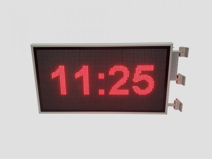 Reclama luminoasa LED pentru SPALATORIE AUTO SELF SERVICE, dimensiuni 1050mm x 570mm, DUBLA FATA, P10 LED-uri rosii [5]