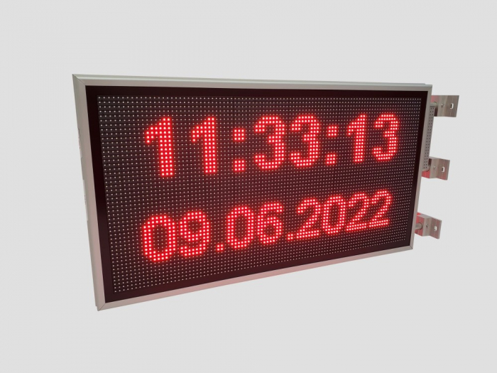 Reclama luminoasa LED pentru SPALATORIE AUTO SELF SERVICE, dimensiuni 1050mm x 570mm, DUBLA FATA, P10 LED-uri rosii [6]