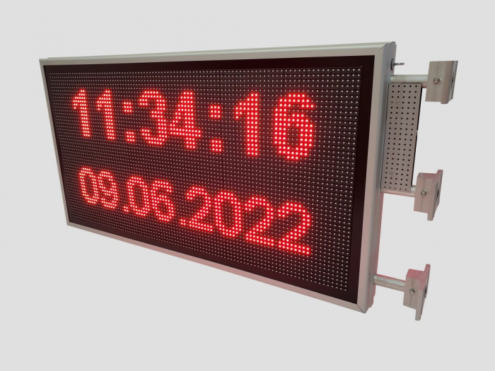 Reclama luminoasa LED pentru SPALATORIE AUTO SELF SERVICE, dimensiuni 1050mm x 570mm, DUBLA FATA, P10 LED-uri rosii [12]