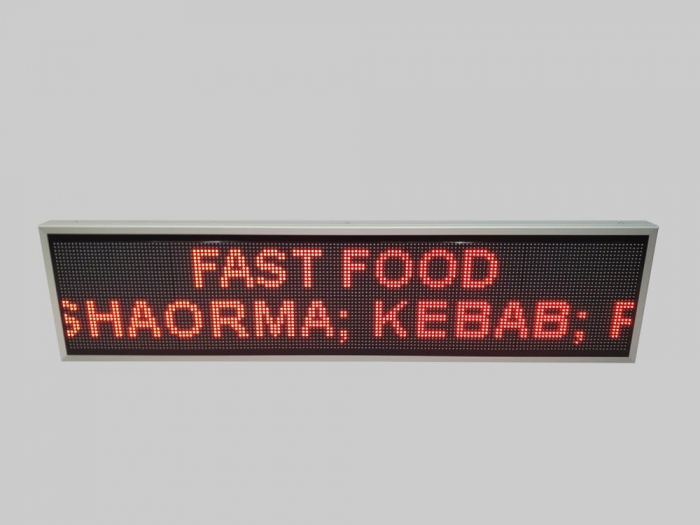 RL1690X410P10FASTFOOD Reclama luminoasa LED 1690mm x 410mm, configuratie 160 x 32 P10 FAST FOOD [5]