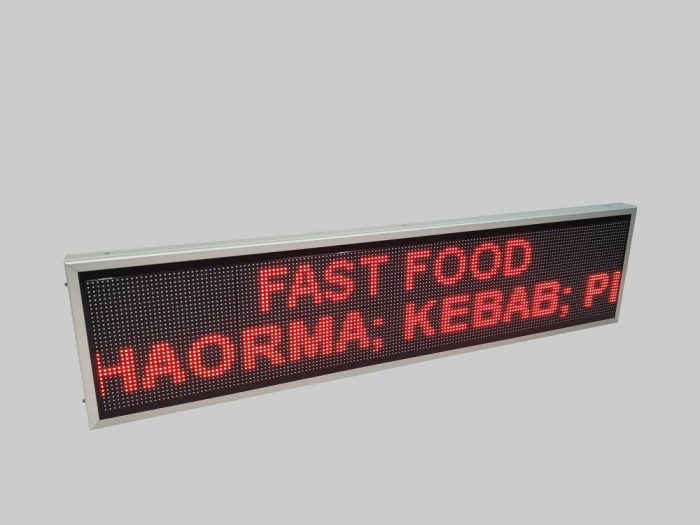 RL1690X410P10FASTFOOD Reclama luminoasa LED 1690mm x 410mm, configuratie 160 x 32 P10 FAST FOOD [4]