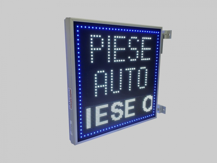 RL800X800PIESEAUTO Reclama luminoasa LED 800mm x 800mm programabila pentru PIESE AUTO [2]