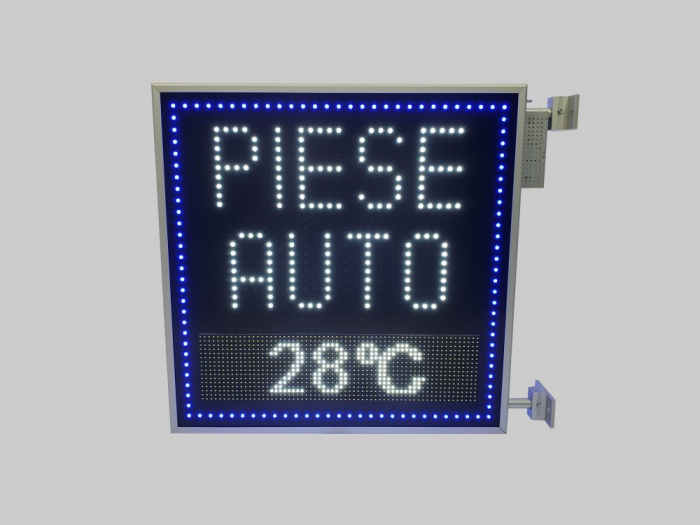 RL800X800PIESEAUTO Reclama luminoasa LED 800mm x 800mm programabila pentru PIESE AUTO [9]