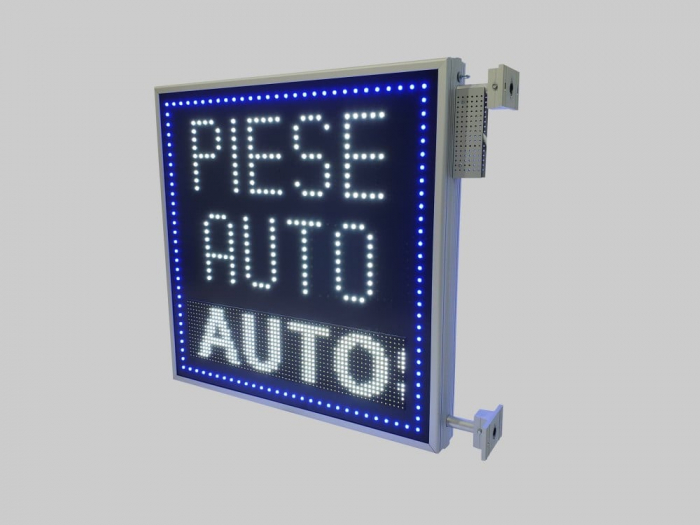 RL800X800PIESEAUTO Reclama luminoasa LED 800mm x 800mm programabila pentru PIESE AUTO [11]