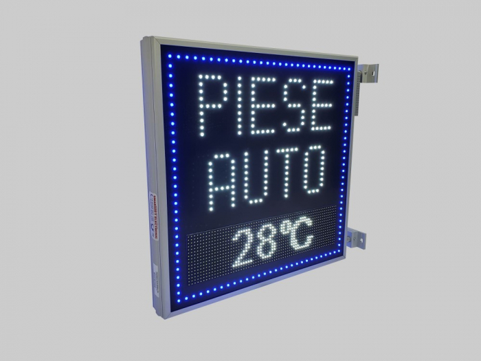 RL800X800PIESEAUTO Reclama luminoasa LED 800mm x 800mm programabila pentru PIESE AUTO [6]