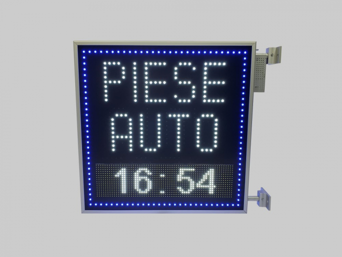 RL800X800PIESEAUTO Reclama luminoasa LED 800mm x 800mm programabila pentru PIESE AUTO [4]