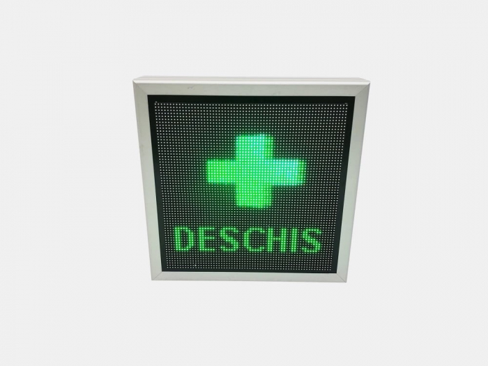 Reclama luminoasa LED INCHIS DESCHIS, dimensiuni 410mm x 410mm, P5 LED-urI FULL COLOR [9]