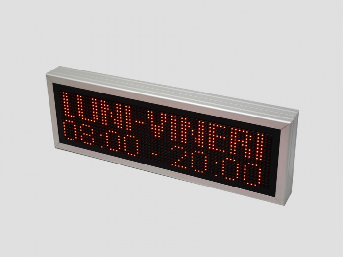Reclama luminoasa LED INCHIS DESCHIS, dimensiuni 730mm x 250mm, P10 LED-uri ROSII [6]