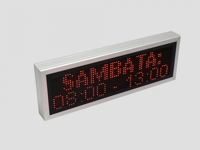 Reclama luminoasa LED INCHIS DESCHIS, dimensiuni 730mm x 250mm, P10 LED-uri ROSII [9]