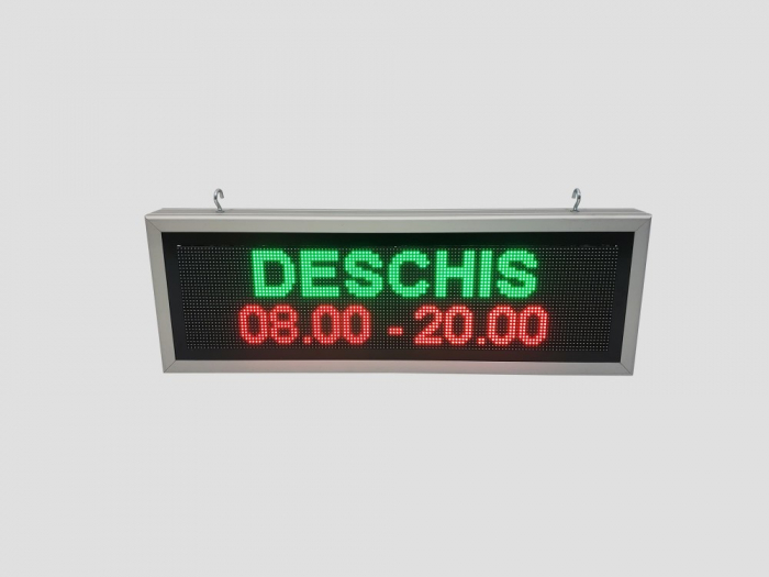 Reclama luminoasa LED INCHIS DESCHIS, dimensiuni 730mm x 250mm, P5 FULL COLOR [4]