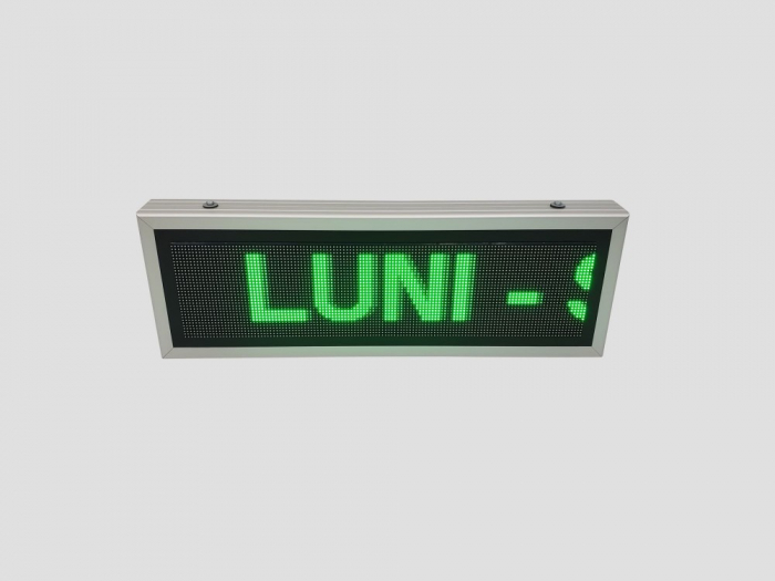 Reclama luminoasa LED INCHIS DESCHIS, dimensiuni 730mm x 250mm, P5 FULL COLOR [5]