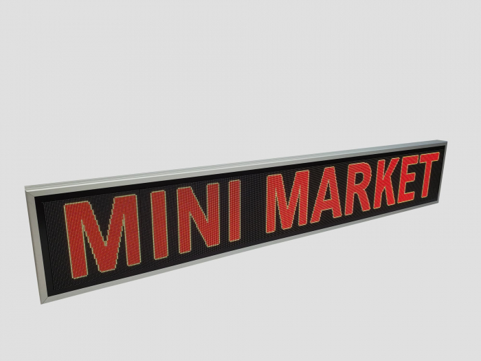 RL2330X410MAGP5 Reclama luminoasa LED pentru MAGAZIN ALIMENTAR, model full color, dimensiuni 2330mm x 410mm, P5 [4]