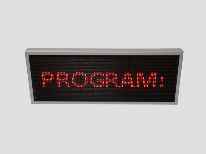 Reclama luminoasa LED pentru MAGAZIN, dimensiuni 1050mm x 410mm, P10 LED-uri rosii [6]