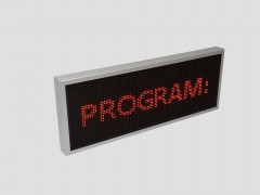 Reclama luminoasa LED pentru MAGAZIN, dimensiuni 1050mm x 410mm, P10 LED-uri rosii [5]