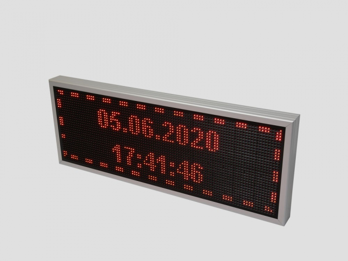 Reclama luminoasa LED pentru MAGAZIN, dimensiuni 1050mm x 410mm, P10 LED-uri rosii [13]