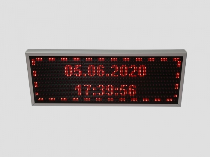 Reclama luminoasa LED pentru MAGAZIN, dimensiuni 1050mm x 410mm, P10 LED-uri rosii [11]
